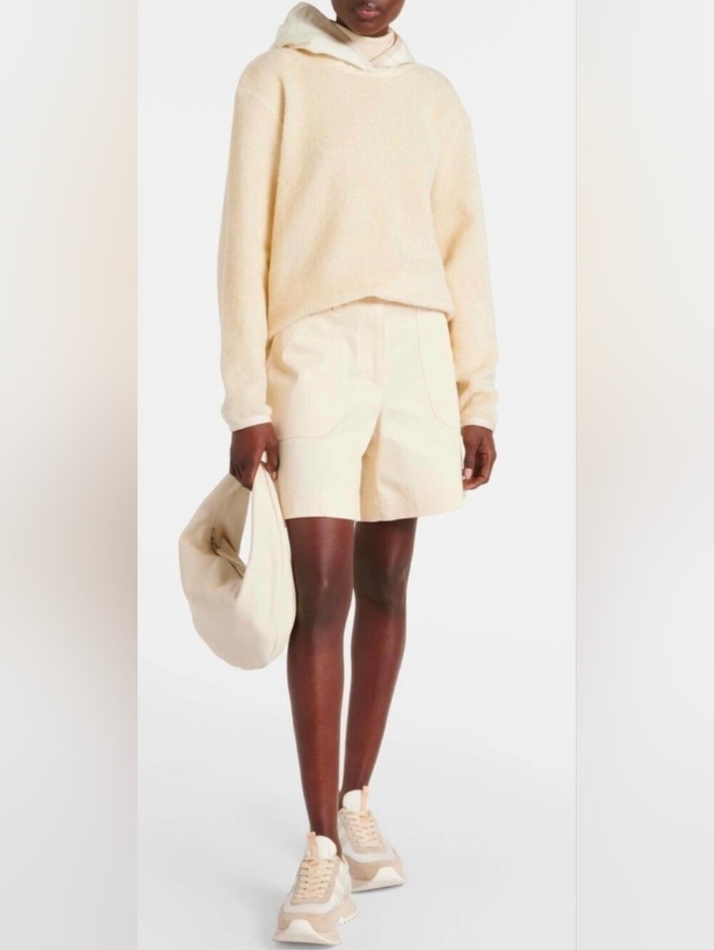 Moncler Cotton Gabardine Shorts Sz 44 New With Tags